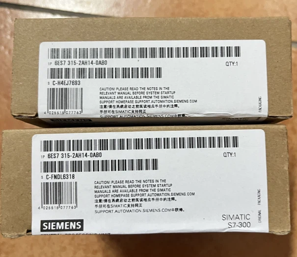 Siemens PLC kontroler 6ES7315-2AH14-0AB0 SIMATIC S7-300, CPU 315-2DP 24V DC 256 KB